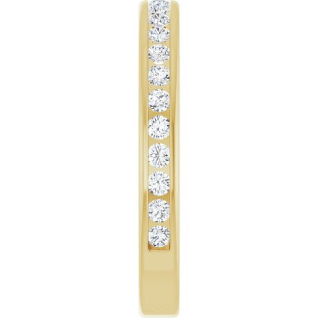 14K Yellow Gold 1/3 CTW Natural Diamond Anniversary Band Size 6