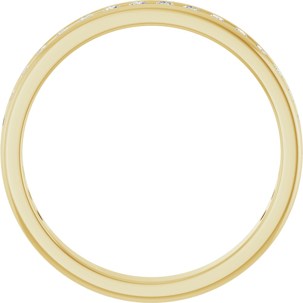 14K Yellow Gold 1/3 CTW Natural Diamond Anniversary Band Size 6