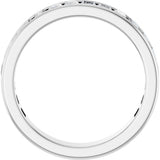 14K White Gold 1 5/8 CTW Lab-Grown Diamond Anniversary Band Size 7