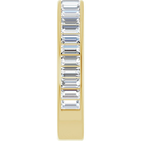 14K Yellow Gold 1 1/4 CTW Lab-Grown Diamond Anniversary Band Size 8