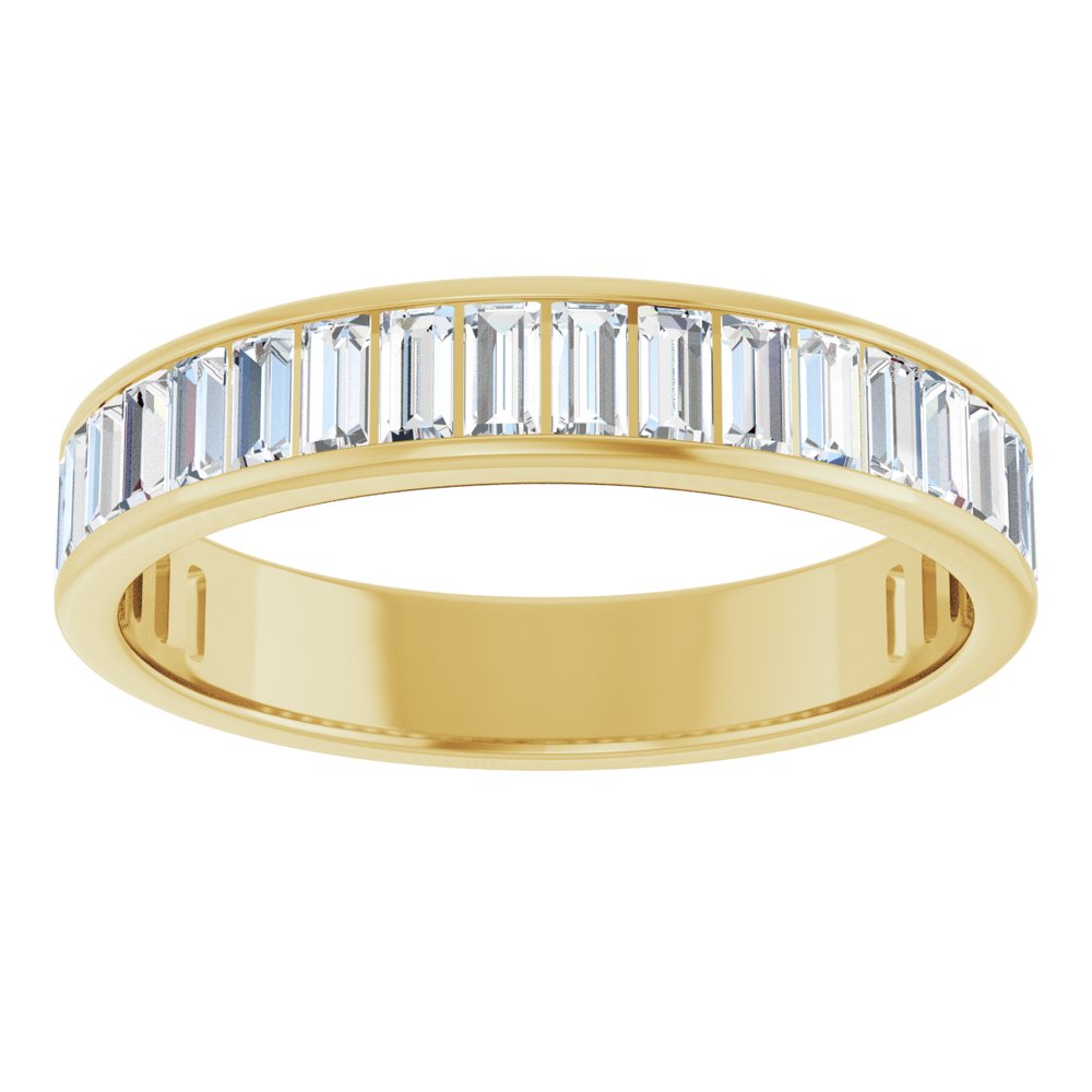 14K Yellow Gold 1 1/4 CTW Lab-Grown Diamond Anniversary Band Size 8