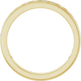 14K Yellow Gold 5/8 CTW Lab-Grown Diamond Anniversary Band Size 7