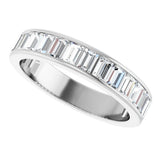 14K White Gold 1 5/8 CTW Lab-Grown Diamond Anniversary Band Size 7