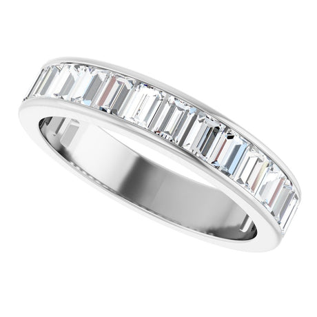 14K White Gold 1 5/8 CTW Lab-Grown Diamond Anniversary Band Size 7