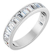 14K White Gold 1 5/8 CTW Lab-Grown Diamond Anniversary Band Size 7