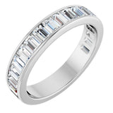 14K White Gold 1 5/8 CTW Lab-Grown Diamond Anniversary Band Size 7