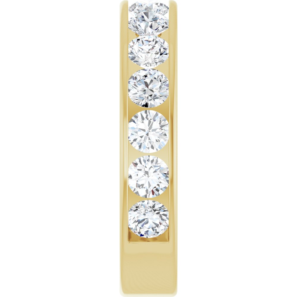 14K Yellow Gold 1 1/4 CTW Lab-Grown Diamond Anniversary Band Size 5
