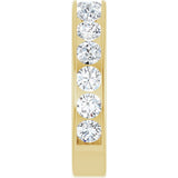 14K Yellow Gold 1 1/4 CTW Lab-Grown Diamond Anniversary Band Size 5