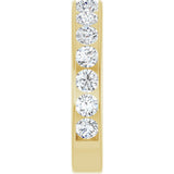 14K Yellow Gold 1 1/3 CTW Lab-Grown Diamond Anniversary Band Size 7