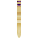 14K Yellow Natural Amethyst Stackable Ring