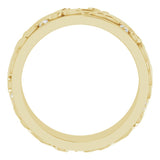 14K Yellow Gold 1/4 CTW Natural Diamond Band  Size 9.5