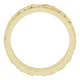 14K Yellow 1/4 CTW Natural Diamond Band