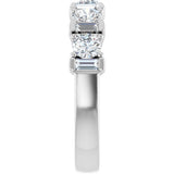 14K White Gold 1 1/8 CTW Natural Diamond Anniversary Band
