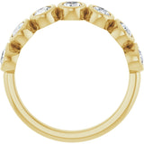 14K Yellow Gold 1 1/4 CTW Lab-Grown Diamond Anniversary Band