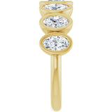 14K Yellow Gold 1 1/4 CTW Lab-Grown Diamond Anniversary Band