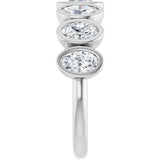 14K White Gold 1 1/4 CTW Lab-Grown Diamond Anniversary Band
