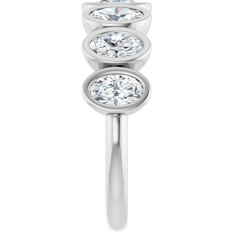 14K White Gold 1 1/4 CTW Lab-Grown Diamond Anniversary Band