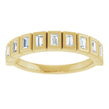 14K Yellow Gold 1/2 CTW Lab-Grown Diamond Anniversary Band