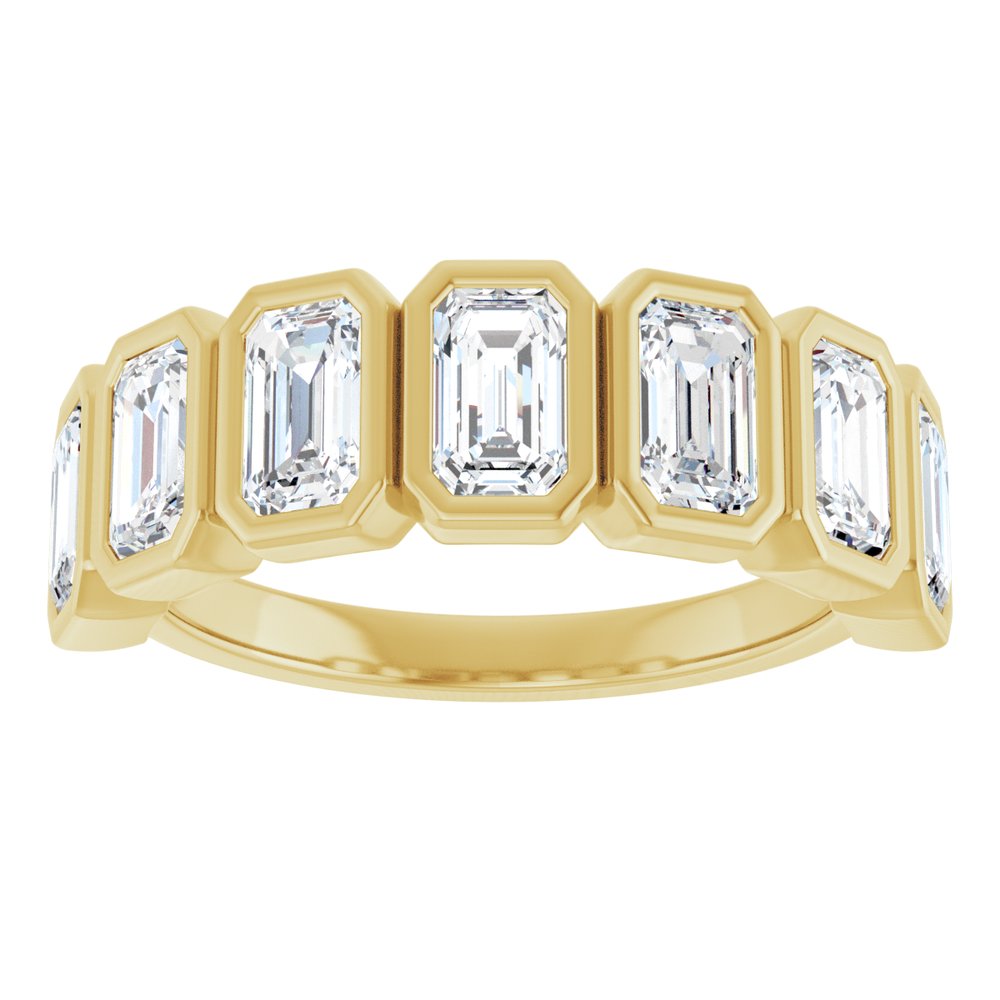 14K Yellow Gold 2 1/6 CTW Lab-Grown Diamond Anniversary Band