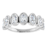 14K White Gold 1 1/4 CTW Lab-Grown Diamond Anniversary Band