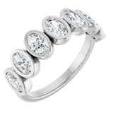 14K White Gold 1 1/4 CTW Lab-Grown Diamond Anniversary Band