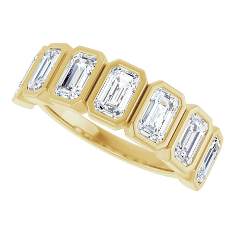 14K Yellow Gold 2 1/6 CTW Lab-Grown Diamond Anniversary Band