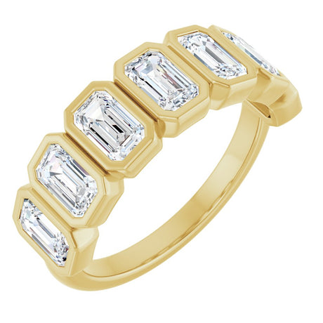 14K Yellow Gold 2 1/6 CTW Lab-Grown Diamond Anniversary Band