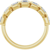 14K Yellow Gold 2 1/6 CTW Lab-Grown Diamond Anniversary Band