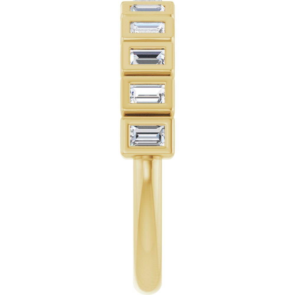 14K Yellow Gold 1/2 CTW Lab-Grown Diamond Anniversary Band