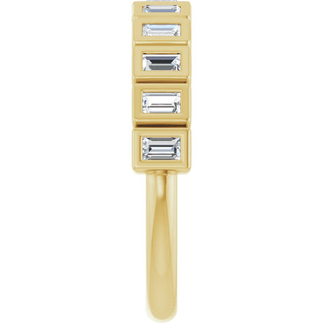 14K Yellow Gold 1/2 CTW Lab-Grown Diamond Anniversary Band