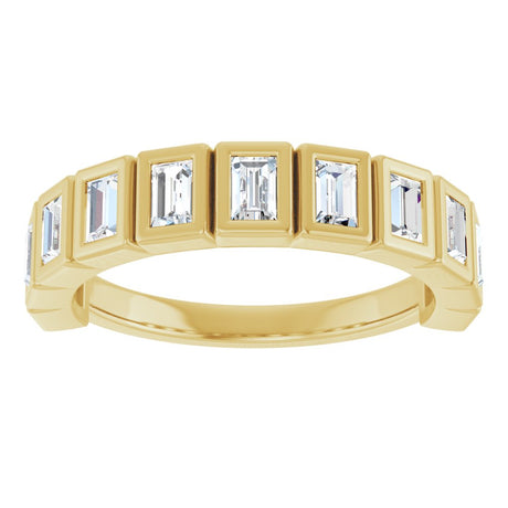Bezel-Set Anniversary Band