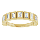 14K Yellow Gold 7/8 CTW Natural Diamond Anniversary Band