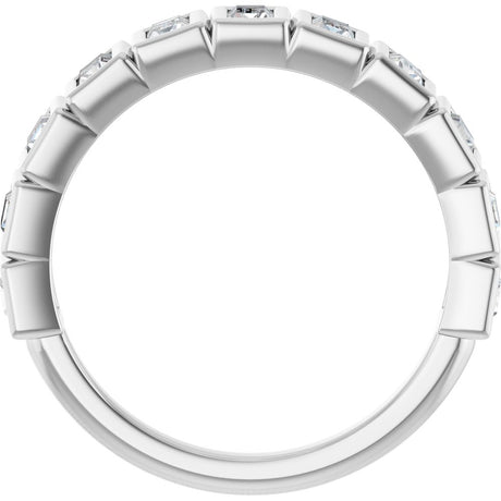 Bezel-Set Anniversary Band