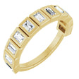 14K Yellow Gold 7/8 CTW Natural Diamond Anniversary Band