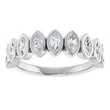 14K White Gold 5/8 CTW Lab-Grown Diamond Anniversary Band