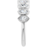 14K White Gold 5/8 CTW Lab-Grown Diamond Anniversary Band