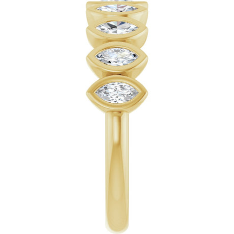 14K Yellow Gold 5/8 CTW Lab-Grown Diamond Anniversary Band