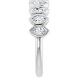 14K White Gold 5/8 CTW Lab-Grown Diamond Anniversary Band