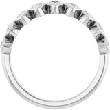 14K White Gold 5/8 CTW Lab-Grown Diamond Anniversary Band