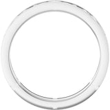 Sterling Silver 2.6 mm Claddagh Flat Band