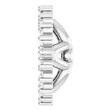 14K White Gold 1/6 CTW Natural Diamond Earring Jackets