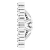 14K White Gold 1/8 CTW Natural Diamond Earring Jackets
