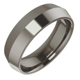 Titanium 6 mm Comfort-Fit Knife Band Size 7