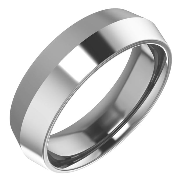 Cobalt 6 mm Comfort-Fit Knife Band Size 7