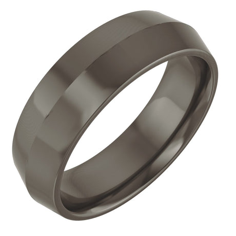 Titanium 6 mm Comfort-Fit Knife Band Size 7