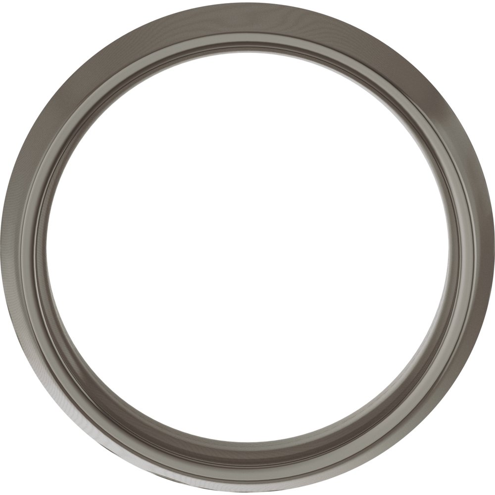 Titanium 6 mm Comfort-Fit Knife Band Size 7