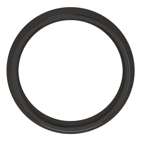 Zirconium 6 mm Comfort-Fit Knife Band Size 8.5