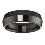 Zirconium 6 mm Comfort-Fit Knife Band