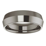 Titanium 6 mm Comfort-Fit Knife Band Size 7