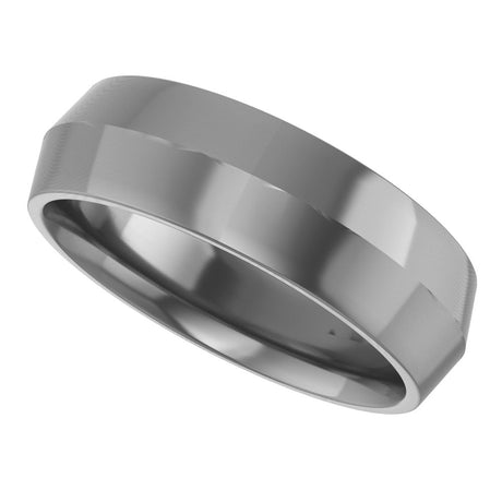 Cobalt 6 mm Comfort-Fit Knife Band Size 7
